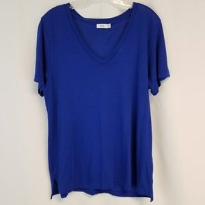 Vince small blue basic v neck t shirt.
